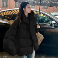 Fashionable Loose Short Design Thickened Warm Coat For Petite