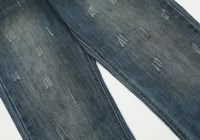 Punk Worn Jeans Trendy Men's Design