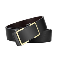 Automatic Leather Buckle Business Belt