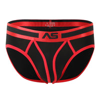 Men's Underwear Color Matching Low Waist Briefs