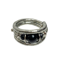 Multi-layer Vintage Black Onyx Stretch Bracelet