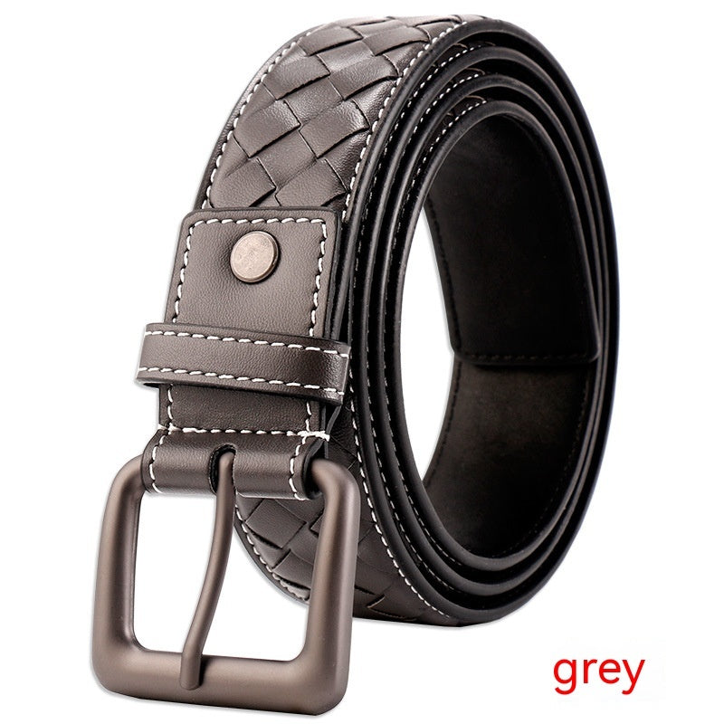 Hand-woven Belt PU Leather Leisure