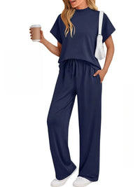 Women's Casual Wear Solid-color Casual Set