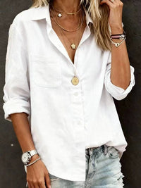 Cardigan Multi Color Cotton Top Shirt