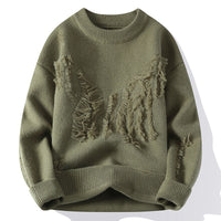 Autumn And Winter Thickened Warm Ripped Men
