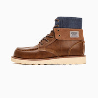 Lapel Vintage Work Boots Men's Boots Winter British Style