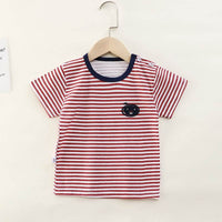 Children's T-shirt Pure Cotton Baby Cartoon Thin Short Sleeve