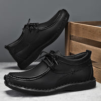 Fashion Men's British Style Casual Leather Shoes