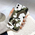 Compatible with Apple , Fully Printed Camouflage Mobile Phone Case Soft Shell Tpu