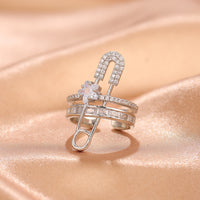 Niche Opening Adjustable Non-fading Cross Ring