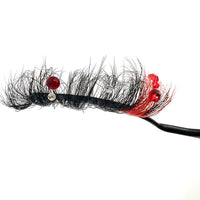 Short Handmade Diamond Glitter Stage Makeup False Eyelashes