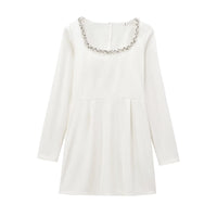 Womens French-style A-line Dress