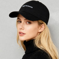 Solid-color Embroidered English Letters Quick-drying Lightweight Adjustable Sun-protective Fashionable Multi-purpose Baseball Cap For Daily Leisure, Outdoor Sports