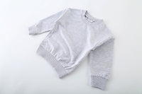 Children's Long-sleeved Pink Pullover Sweater Suit