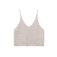 Womens Solid-Color Versatile V-Neck Knitted Vest