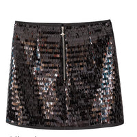 Heavy Industry Glitter Hot Girl High Waist Skirt