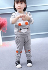 Cotton sweater children's suit