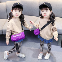 Girls long sleeve two-piece suit