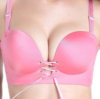 FallSweet Padded Push Up Bras Add Two Cups Brassiere Unlined Seamless Bra for Women