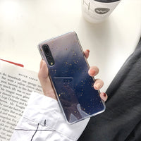 Epoxy gold foil phone case