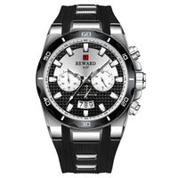 REWARD Mens Watch In Black And Gold With A Cool Design And Calendar Function