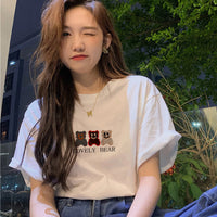 Short-sleeved Women's Clothing Ins Fashion Printing Fashion All-matching