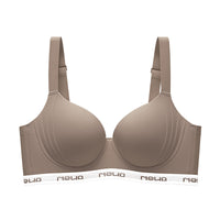 Womens Ultra-Thin Side-Bust Control Sag-Proof Uplift Seamless Bra
