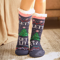Medium tube floor socks