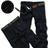 Plush padded multi-pocket overalls