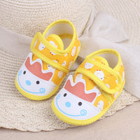 Antiskid baby walking single bow square mouth shoes