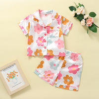 Pajamas Suit Short Sleeve Shorts Suit