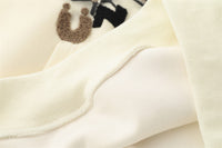 Embroidered Five-pointed Star Hooded Sweater For Men