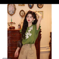 Summer New French-Style Short-Sleeve T-Shirt For Women