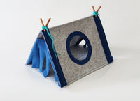 Small Pet Rabbit Nest Hamster Corner House Tent