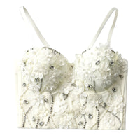 Western-style Flower Suspenders With Fishbone Tops Inside And Outside