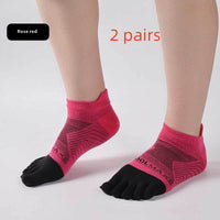 Sports Marathon Toe Socks Men
