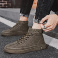 Men's Tooling Plus Fleece Warm High-top Martin Boots