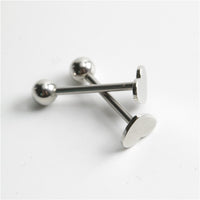 Punk Titanium Steel Love Heart Tongue Pin