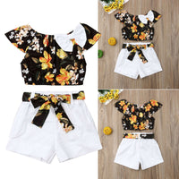 Children's floral suit