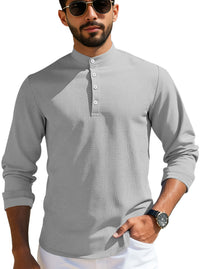 Men's Long-sleeved Casual Cardigan