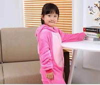 Flannel Children's Animal One-piece Pajamas