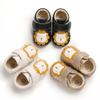 Baby shoes half rubber sole cartoon toddler shoes