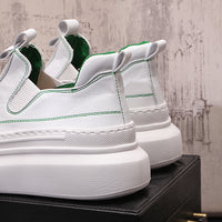Versatile Trend Inside High White Skates Male