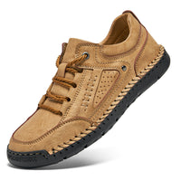 Men's Toe Shape Leather Casual Shoes