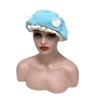 Sweet Cute Mushroom Beret Children Hand Crocheted Polka Dot