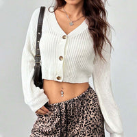 Autumn And Winter Simplicity Short Button Coat