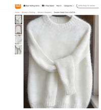 Soft Cozy Loose-fitting Casual Thin Knit Sweater