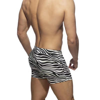 Zebra Print Lace-up Low Waist Sexy Beach Pants