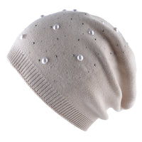 Warm Hot Drill Ladies Rabbit Fur Knitted Hat