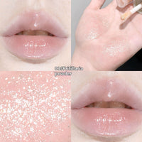 Moisturizing Bright Color Lip Gloss Love Thin And Glittering